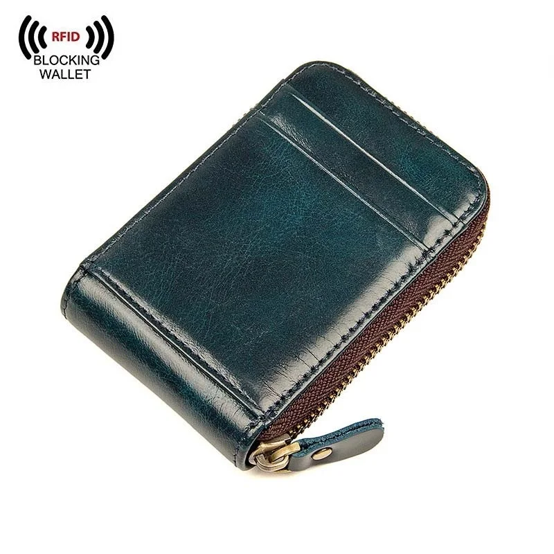 Женский маленький кошелек. RFID блокирующий кожаный кошелек для женщин отличный