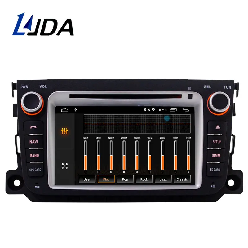 Автомобильный DVD плеер LJDA Android 10 0 для Mercedes Benz Smart 2010 2011 2012 2013 2014 автомобильный