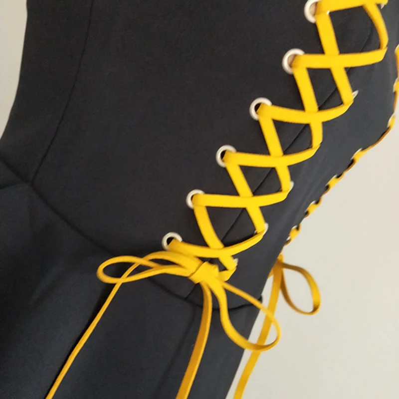 

OXANT Strapless Shirt Ladies Off Shoulder Lace Up High Waist Draped Long Blouse Top 2019 Spring Summer Fashion Clothing