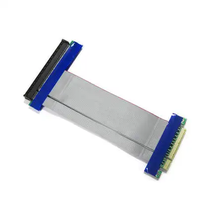 PCI Express e 8X к 16X расширитель платы ленточный кабель 50 шт./лот Бесплатная доставка