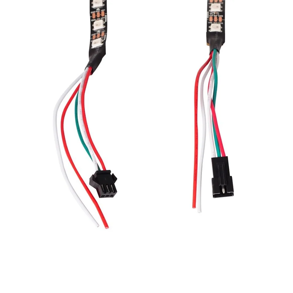 WS2812B индивидуально Адресуемая Светодиодная лента 5050 RGB 144 пикселей Гибкая лампа