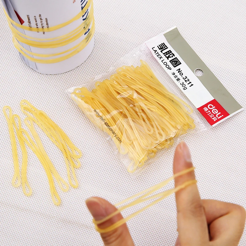 1 упаковка латексные резинки-петли для волос | Канцтовары офиса и дома