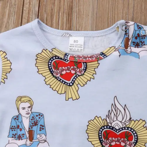 Летний детский комплект с героями мультфильмов футболки короткими рукавами для