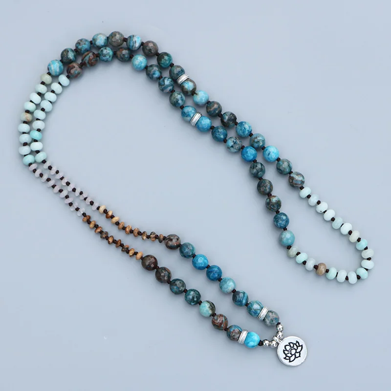 EDOTHALIA Новый Дизайн маленький розовый счеты бисер и граненый Magic синий камень