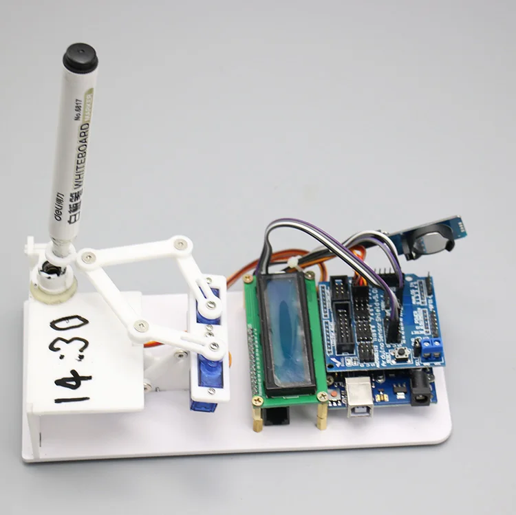 Plotclock манипулятор маленькие часы рисование и пишущий робот люкс паровой|Детали