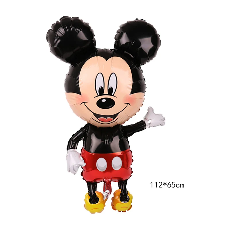 big Mickey Фольгированный шар Микки Минни Маус Детский День Рождения украшения для детских игрушек подарок голова Микки - Цвет: big Mickey