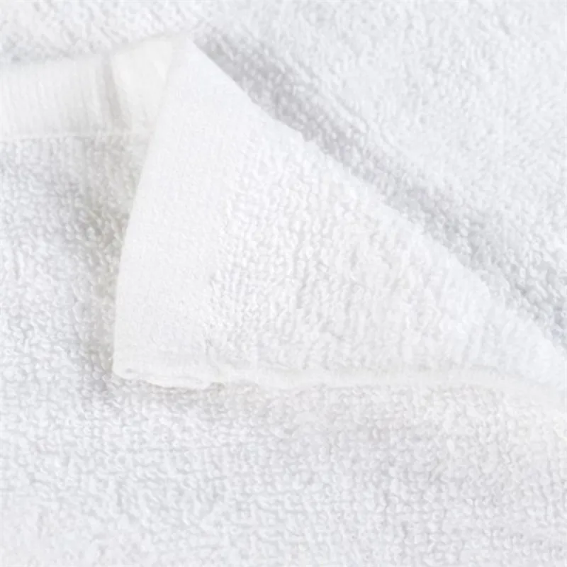 Банное полотенце Мягкое хлопковое 30*65 см для отелей рук белый душ абсорбирующее