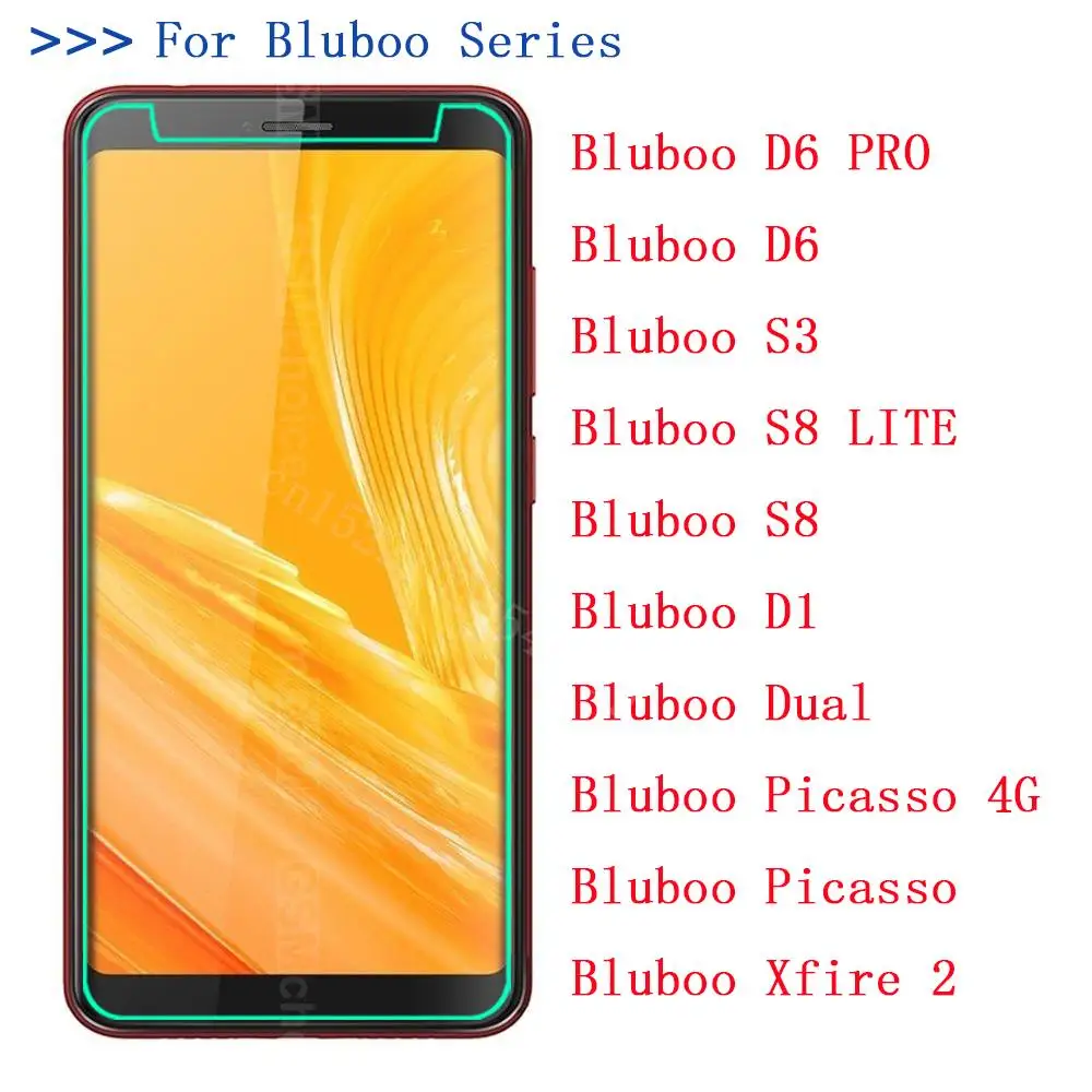 Защитная пленка из закаленного стекла взрывозащищенный ударный экран для Bluboo S3 D1