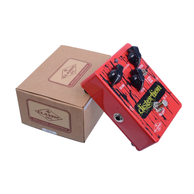 

Biyang DS-12 Control Volume Filter Distortion Effect Electric Guitar Pedal True Bypass Pedal with Free Pedal Connector
