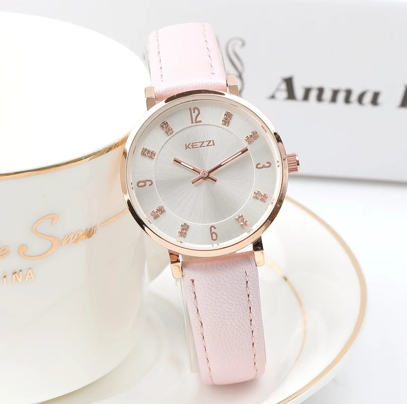 Новинка женские часы брендовые кварцевые 2018 кожа водонепроницаемые наручные |