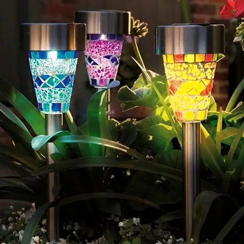 3 шт. светодиодный садовый светильник на солнечной батарее|Светодиодные