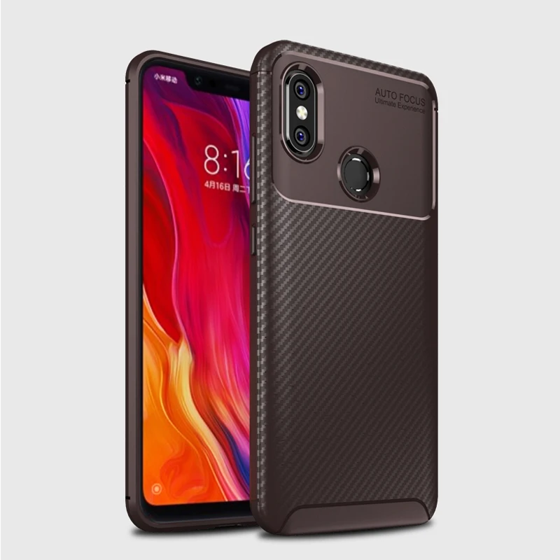 Гибридный Броня чехол для телефона xiaomi mi 8 противоударный Бизнес Мужские задняя