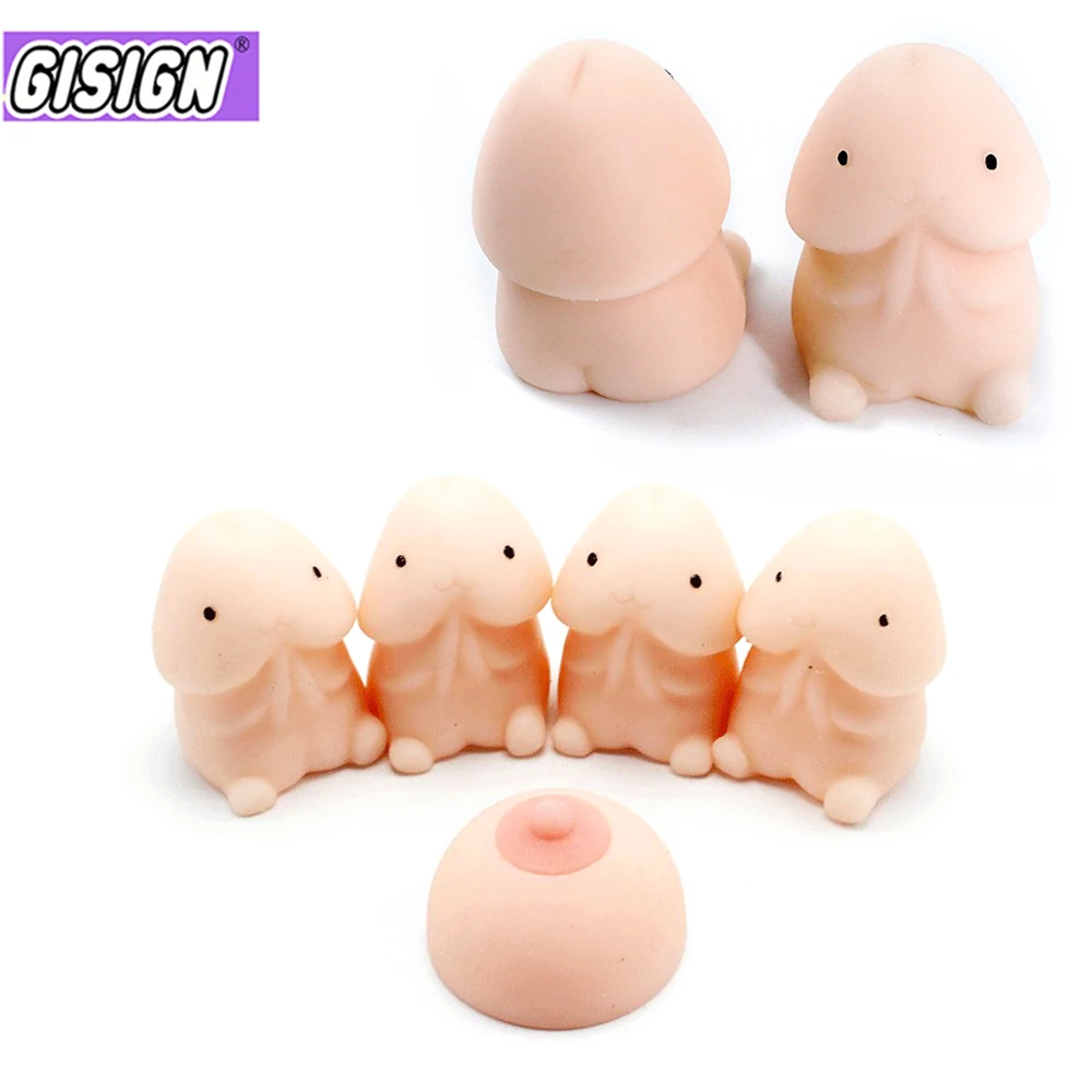 Squishy Penis Dick Shape Toy Slow Rising Stress Relief Toys Slow Rebound PU Decompression Relax Pressure Toys Interesting Gifts pu slow rebound jumbo squishy whale toys