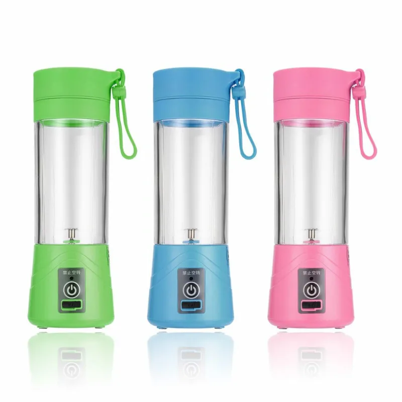 380 ml Mini Portable Juicer Cup for Fruit Vegetable Lemon Electric Mixing Machine Rechargeable Juice Bottle with Hand Rope | Дом и сад