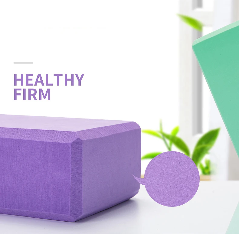 8 цветов Пилатес EVA блоки для йоги спорт тренажерный зал пены тренировки блок для растяжки коррекции фигуры медицинских учебных Фитнес