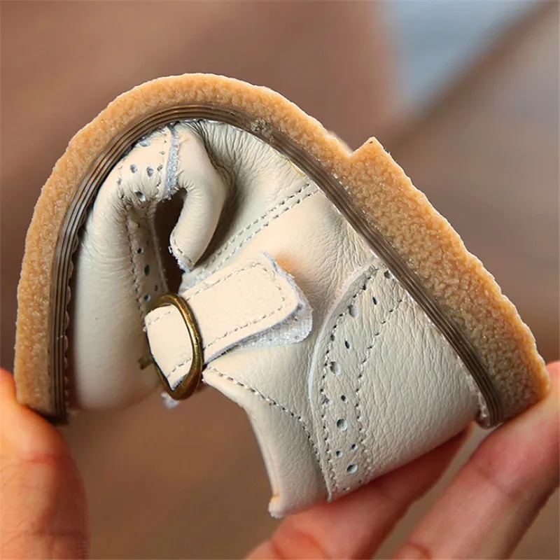 Новинка 2019 весенне Осенняя обувь из натуральной кожи для девочек брендовая