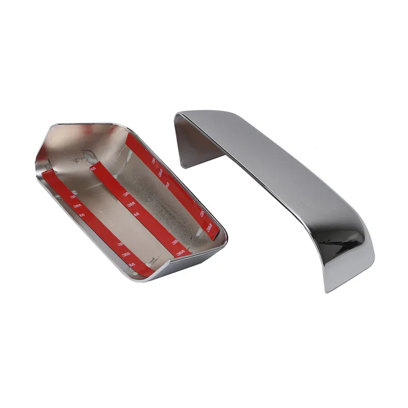 Wisengear 2x Chrome заднего вида боковой двери верхняя половина зеркала Кепки накладные
