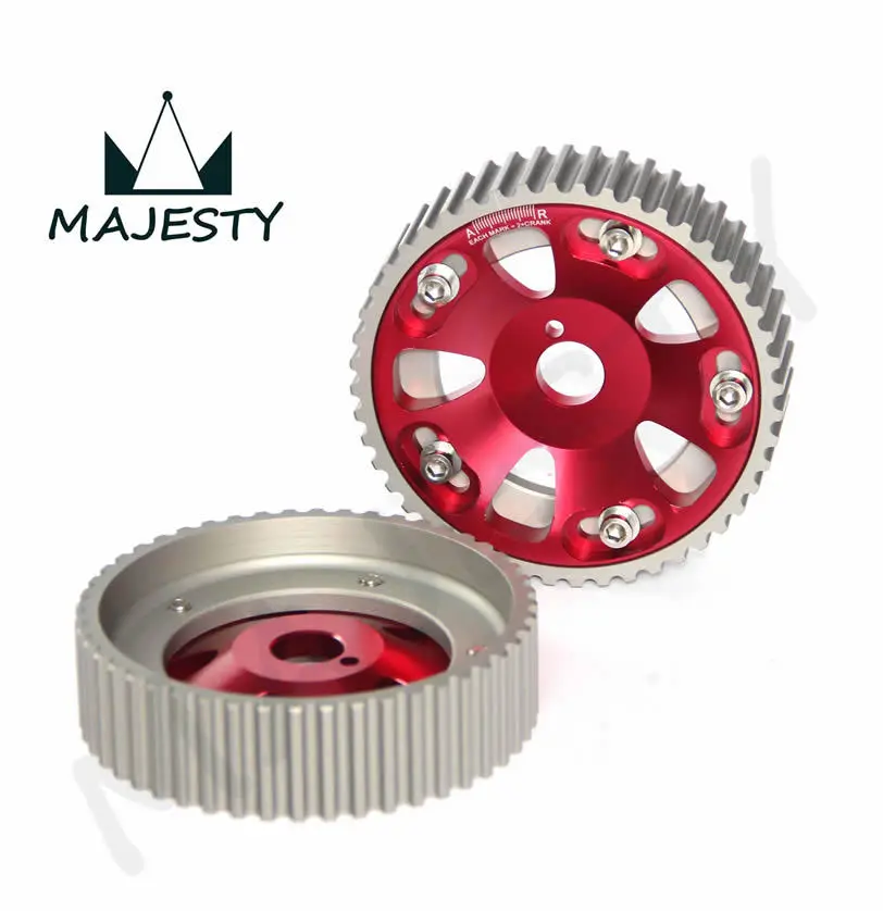 Регулируемая зубчатая передача комплект шкивов из сплава для TOYOTA Supra 1JZ 2JZ 2 шт.