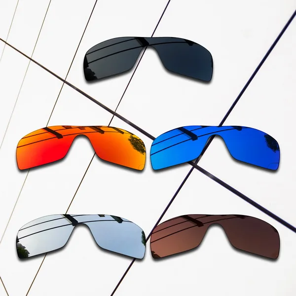 All-Polarized 5 Pics E.O.S поляризованные Сменные линзы для солнцезащитных очков Оукли Batwolf-разнообразие цветов - Цвет линз: All-Polarized 5 Pics