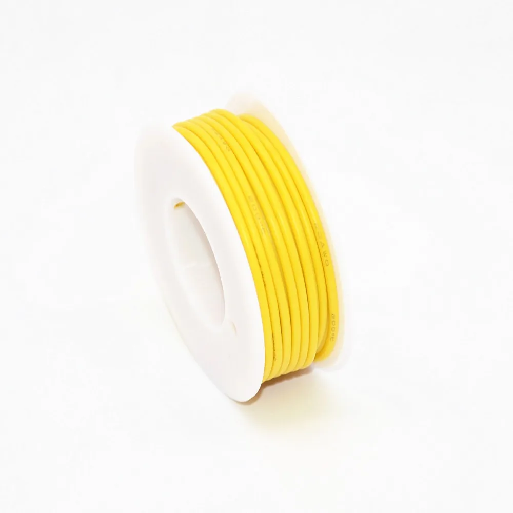 TUOFENG 22AWG Электрический провод гибкий силиконовый (одна 6 разноцветных катушек 8
