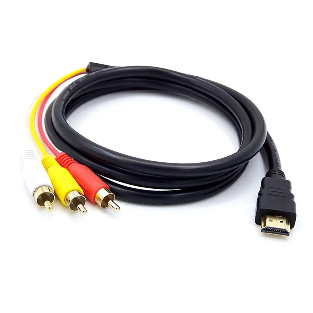 Hdmi кабель RCA HD Мужской к 3RCA Женский аудио видео композитный AV Соединительный