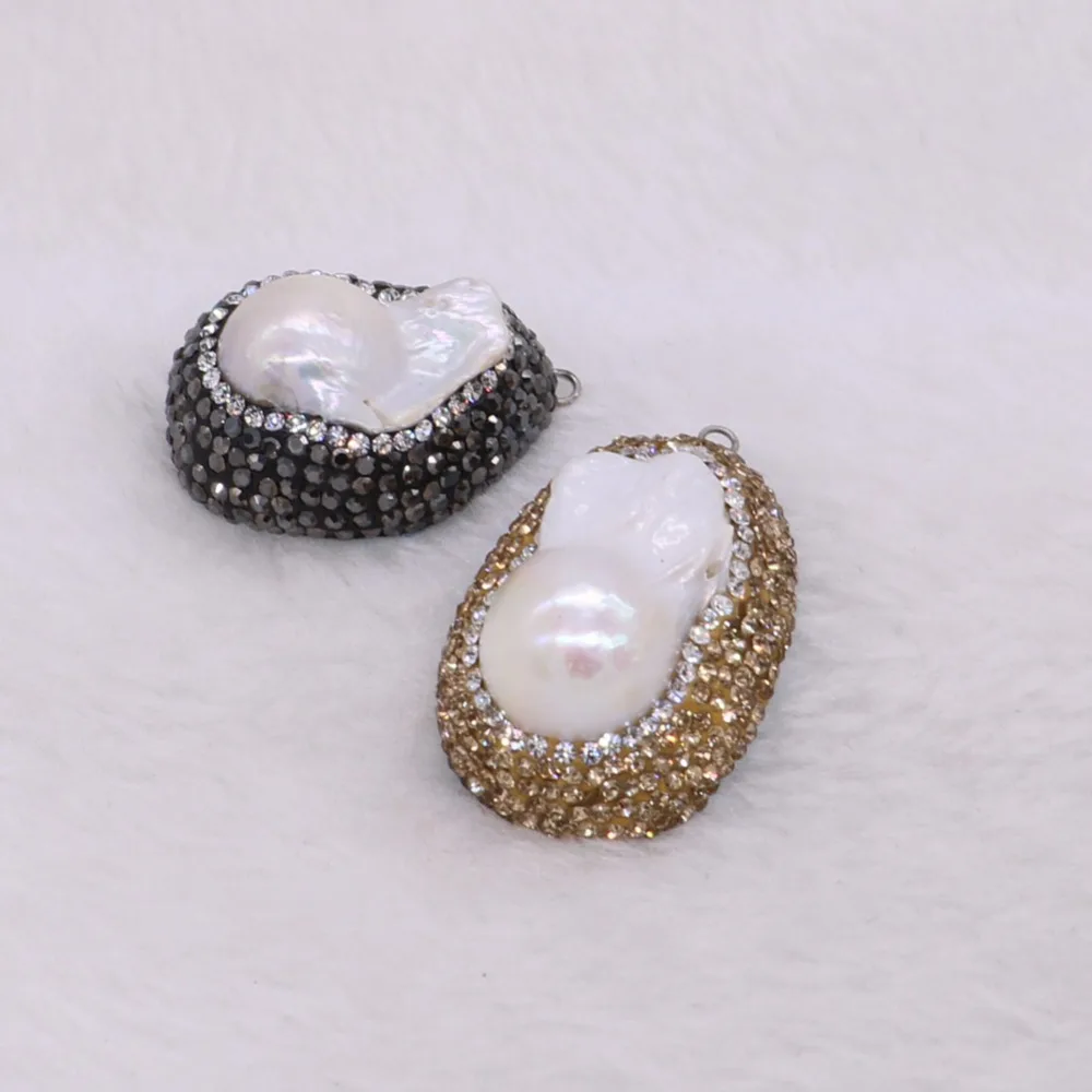 Оптовая продажа высокого качества натуральный жемчуг проложить горный хрусталь