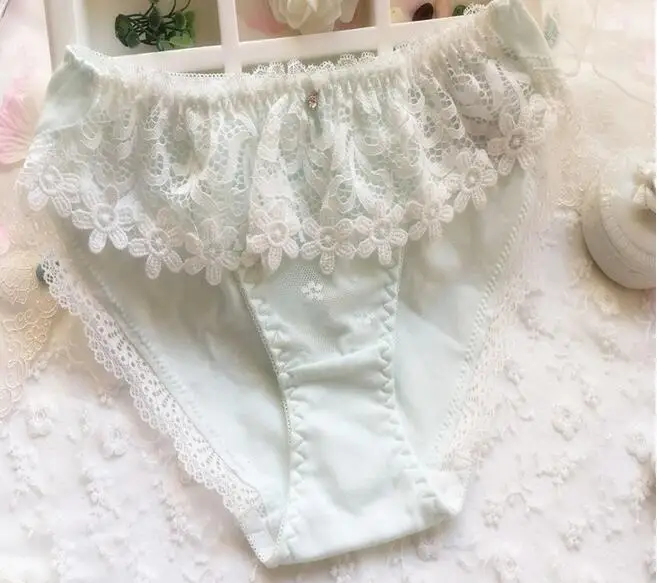 Новое поступление, Размеры M, L, XL, милые хлопковые сексуальные трусики в стиле Лолиты с аппликацией, нижнее белье, трусики-стринги WP388