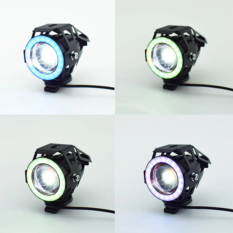 Фары для мотоцикла 12V 125W Прожекторы Противотуманные фары рабочие точечные