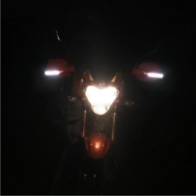 Универсальная защита для рук на руль 1 пара светодиодный светильник мотоцикла