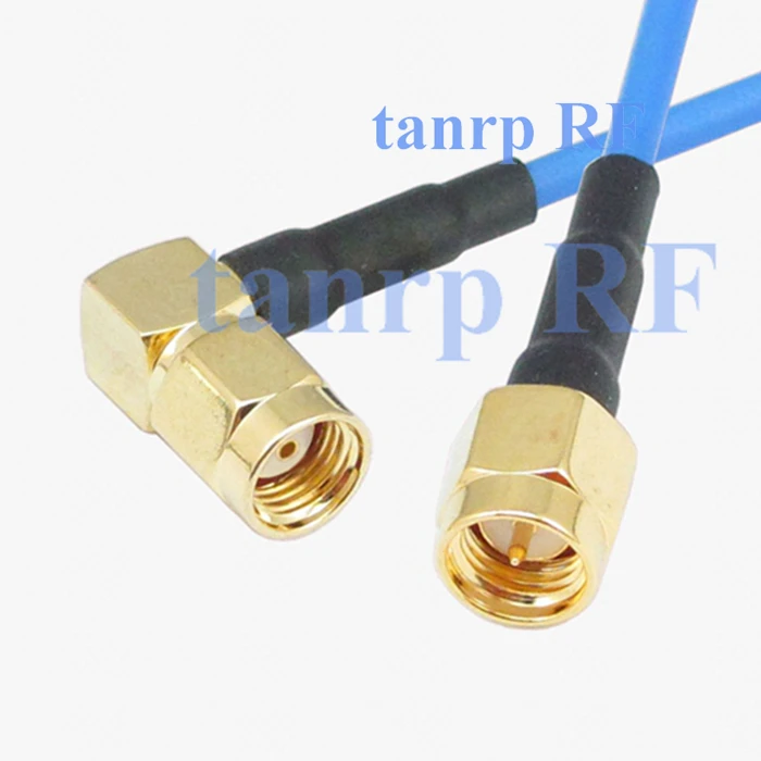 15 см коаксиальный сексуальный гибкий синий Джампер Удлинительный кабель RG405 6