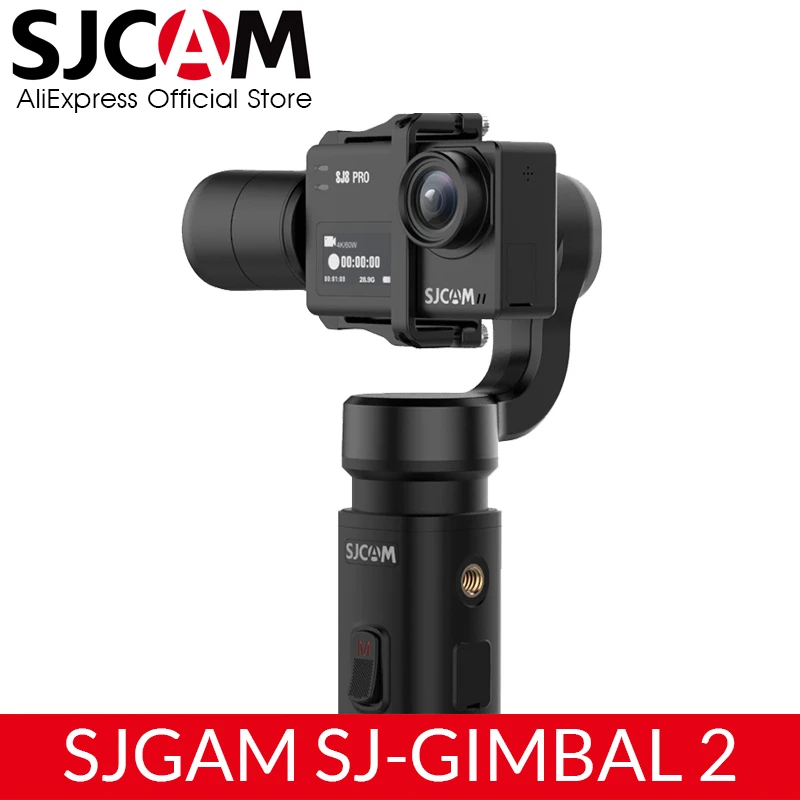 SJCAM ручной карданный 2 3 оси стабилизатор Bluetooth Тип управления C SJ-GIMBAL 2 для SJ6/SJ7/SJ8 Pro/Plus/Air SJ камеры