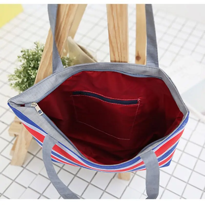 Женская летняя пляжная сумка через плечо модная Холщовая Сумка тоут для покупок