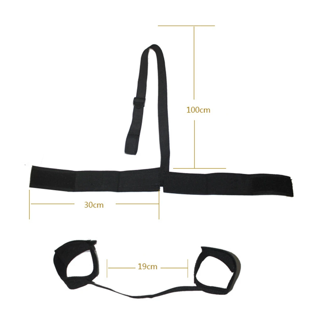 БДСМ Связывание руки лодыжки назад удерживающий ремень пара взрослые игры и