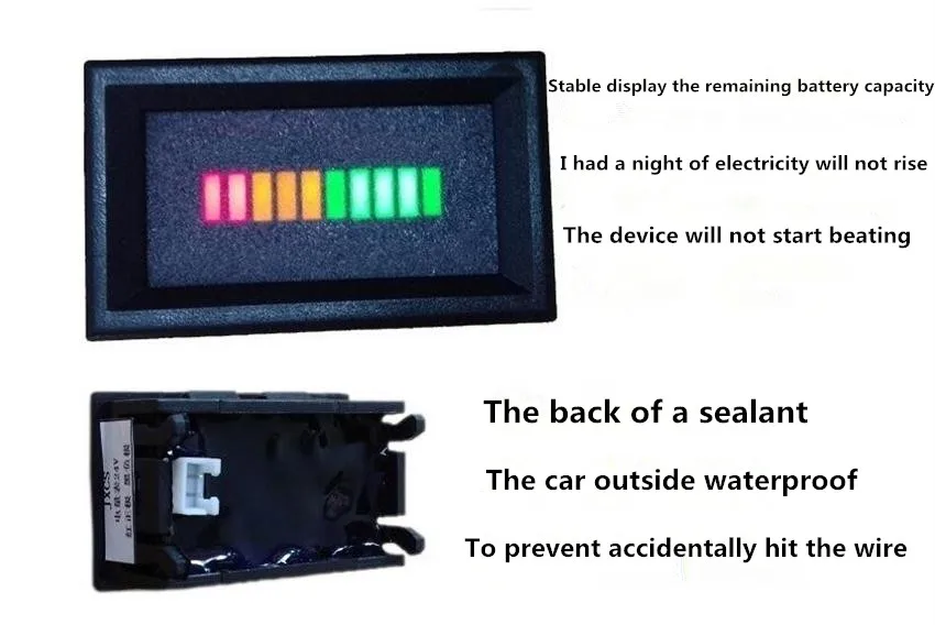 Новый тестер емкости свинцово кислотных аккумуляторов FSCS 12 В светодиодный