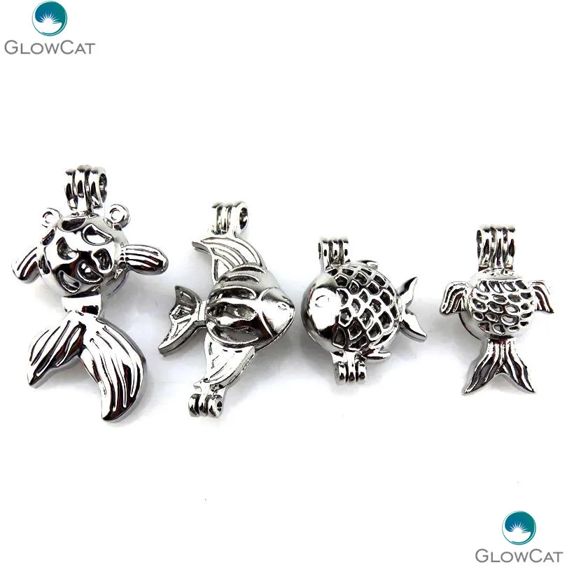 Серебряный тон Творческий Золотая рыбка Мода Цепочки и ожерелья браслет