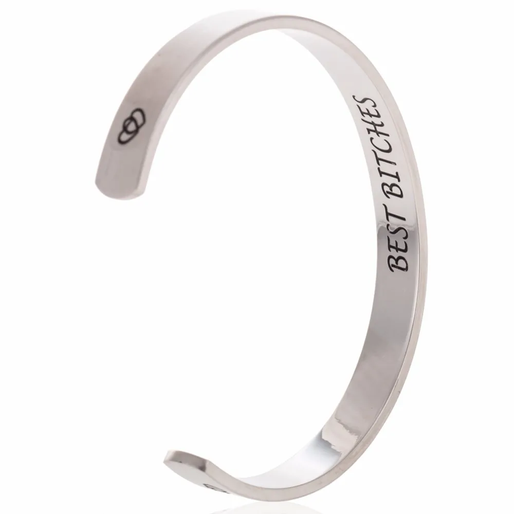 Бретельки из нержавеющей стали комплект для девушек Вдохновляющие друзья сестры