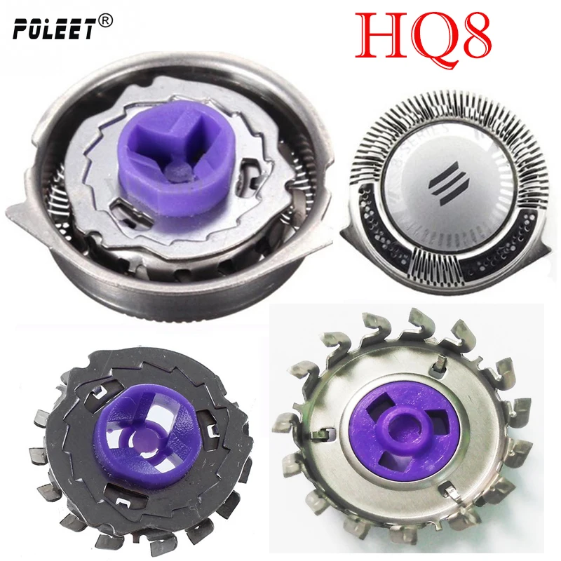 Poleet 10 компл./лот бреющая головка для Philips лезвие бритвы HQ3 HQ4 HQ8 HQ9 HQ56 HQ64 SH30 SH50 SH70 SH90