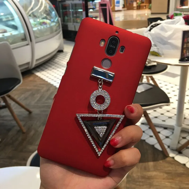 Роскошные Треугольники diamond украсить кожного покрова жесткий чехол для Asus Zenfone 3