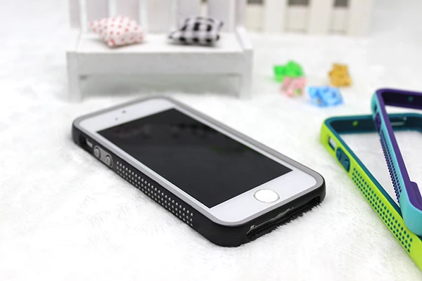 Чехол-бампер для телефона TIANSTON для Iphone 5, 5S, SE, 6 plus, чехол из ТПУ, силиконовый чехол для телефона для Apple 5, 5S, SE, милый чехол-бампер, чехол s Coque - Цвет: black
