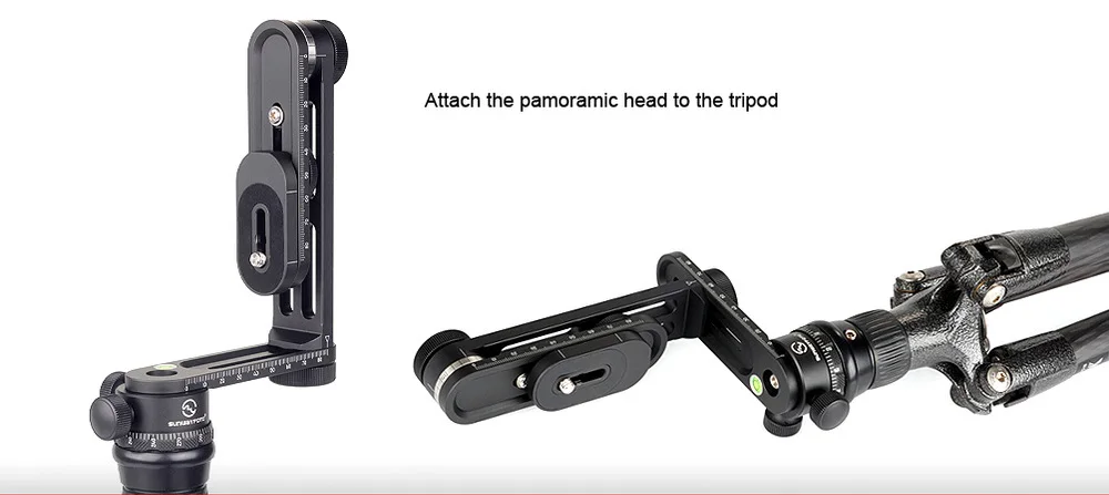 SUNWAYFOTO CR-30 мини-штатив для Dslr 360 Panoramas Профессиональный алюминиевый панорамный штатив с шаровой головкой