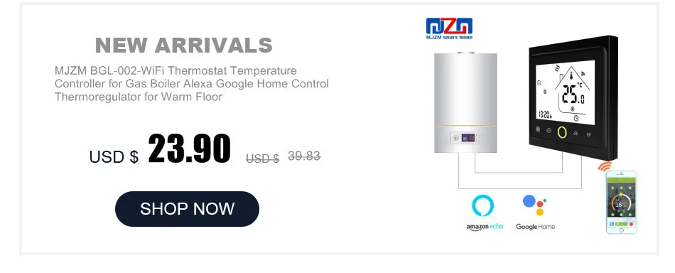 MJZM GL-3000-WiFi термостат умный газовый котел термостат Alexa голосовой котел нагревательный регулятор температуры подходит для Google Home