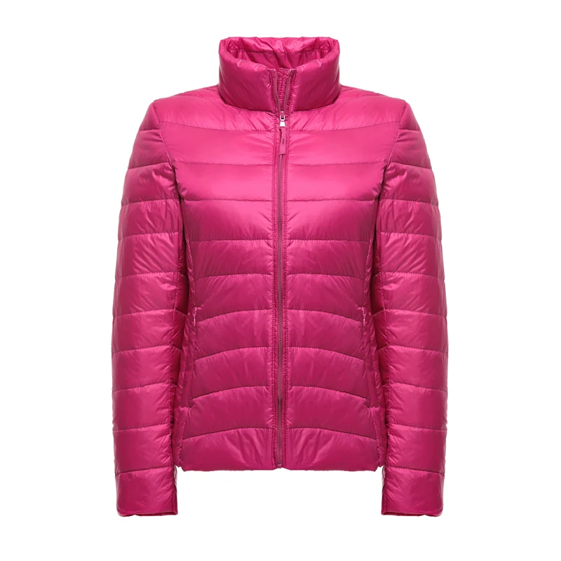 AreMoMuWha 2019 новый легкий пуховик женская короткая куртка с воротником украшение для