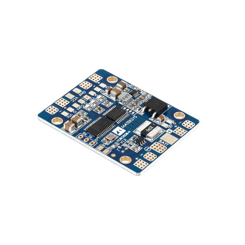 Matek HUBOSD eco H распределительный блок питания OSD PDB Датчик тока W/BEC 5V & 12V для