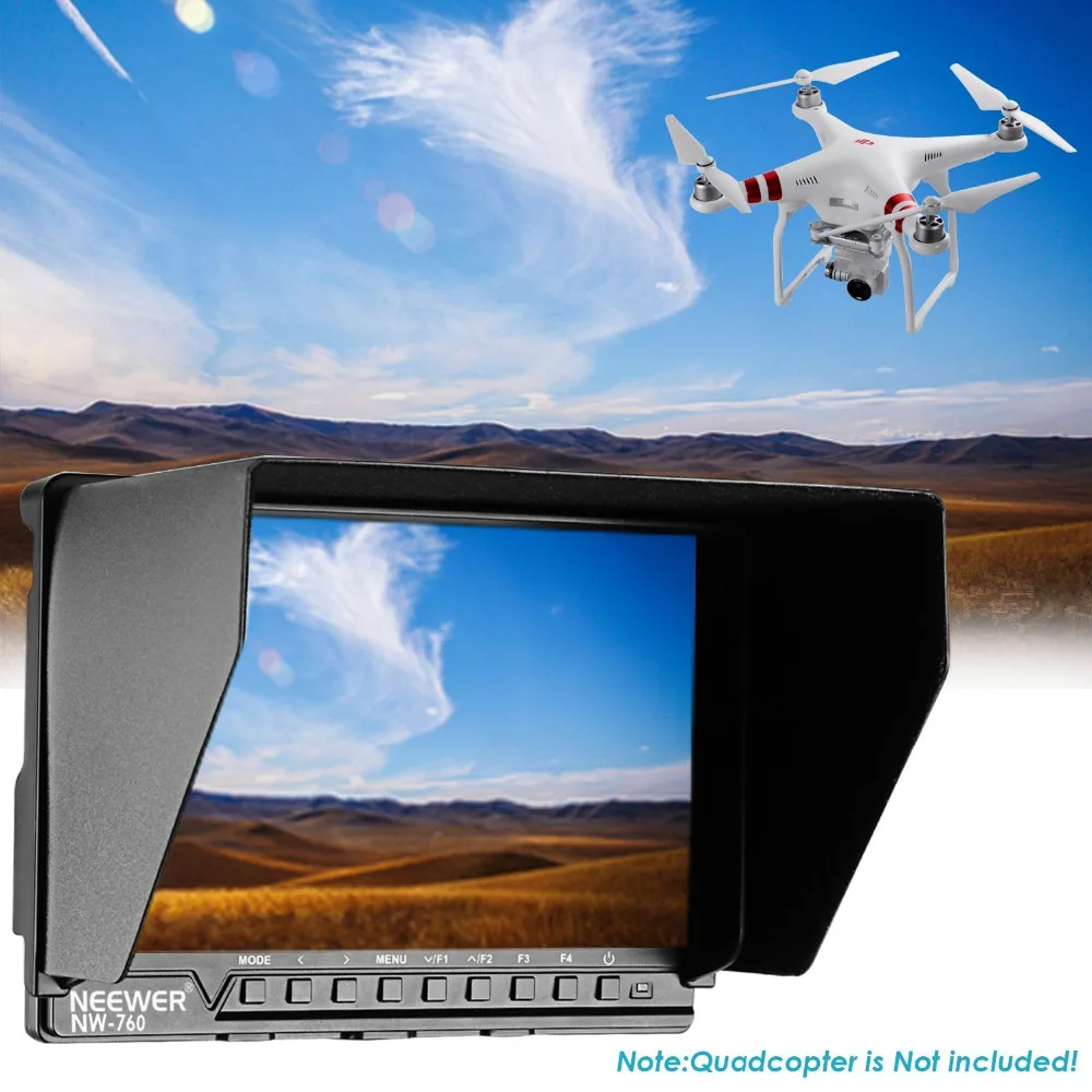 Neewer F200 полевой монитор ультратонкий 7 дюймов ips экран 1080 P Full HD 1920x1200 поддержка 4 k