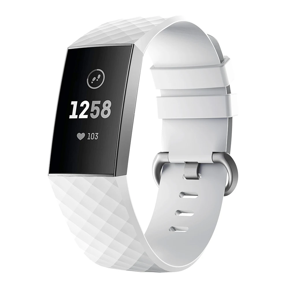 Силиконовые спортивные ленты для Fitbit Charge 3/Charge 3 SE Классический Маленький Большой