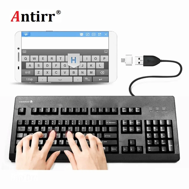 Otg кабель Antirr Mini Micro Usb для USB адаптера OTG Samsung HTC Xiaomi Sony LG Android кардридер адаптер|cable