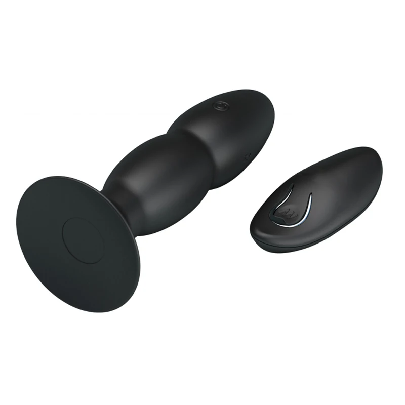 Adaner Дистанционное управление USB перезаряжаемые анальные шарики Вибратор