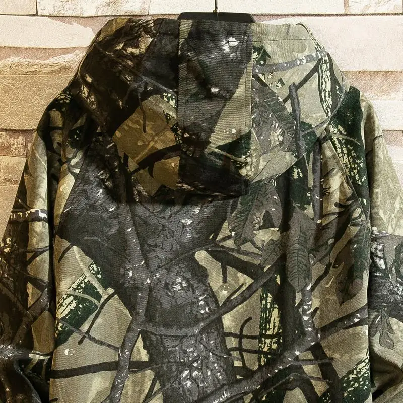 

2019 new Spring and autumn men's camouflage Jackets Man Coats Camo Hooded Casual Jacket Man Punk Oversize Clothing clothing