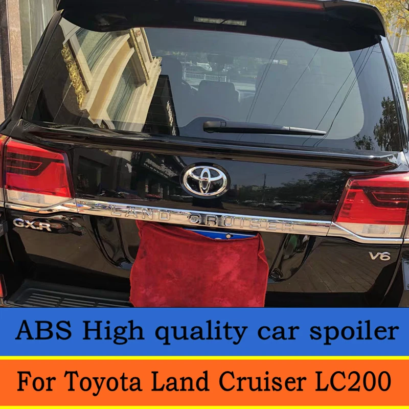Для Toyota Land Cruiser LC200 2008-2018 ABS Материал средний спойлер любой цвет или праймер заднее