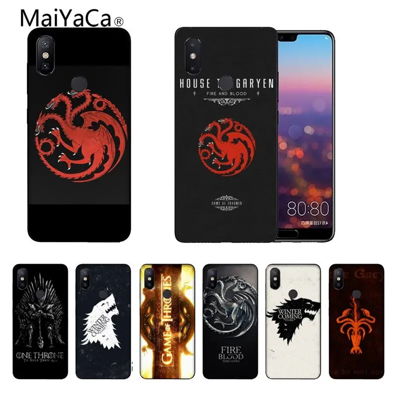 Чехол для телефона с принтом Игра престолов Xiaomi Note2 Note3 MI6 MI8 Redmi5 Redmi 5plus Max2 Max3 |